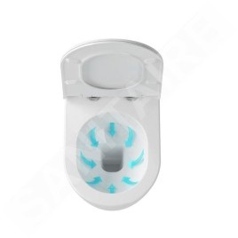 Ravak Classic - WC suspendu, RimOff, blanc X01671
