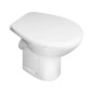 Jika Zeta Plus - WC à poser, évacuation horizontale, Dual Flush, blanc H8227460000001 Jika Zeta Plus - WC à poser, évacuation horizontale, Dual Flush, blanc H8227460000001