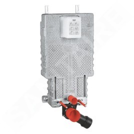 Grohe Uniset - Set de bâti-support, toilette japonaise et abattant Tece, plaque de déclenchement Skate Cosmo, Rimless,