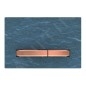 Geberit Sigma50 - Plaque de déclenchement 2 touches, ardoise Mustang/or rouge 115.670.JM.2