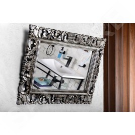 Sapho Miroirs - Miroir dans un cadre, 600 x 800 mm, argent IN115