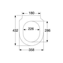 Villeroy & Boch Subway 2.0 - Abattant WC SlimSeat, SoftClosing, Pergamon 9M78S1R3