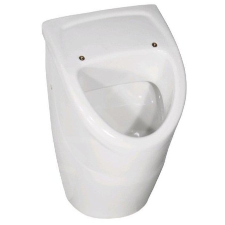 Villeroy & Boch O.novo - Urinoir à action siphonique Compact pour installation avec abattant, sortie arrière, avec cible,