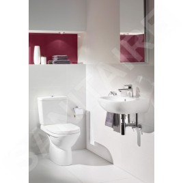 Villeroy & Boch O.novo - cuvette de WC, sortie par le bas, CeramicPlus, blanc alpin 566101R1