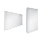 Nimco Miroirs - Miroir avec éclairage LED, 1000x700 mm, aluminium ZP 11004 Nimco Miroirs - Miroir avec éclairage LED, 1000x700 mm, aluminium ZP 11004