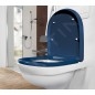 Villeroy & Boch ViCare - abattant de WC Compact, AntiBac, bleu 9M7261P1