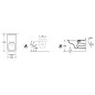 Villeroy & Boch ViCare - WC suspendu pour personne à mobilité réduite, sortie arrière, DirectFlush, blanc alpin 4601R001 Villeroy & Boch ViCare - WC suspendu pour personne à mobilité réduite, sortie arrière, DirectFlush, blanc alpin 4601R001