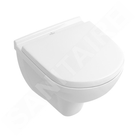 Villeroy & Boch O.novo - WC suspendu Compact, CeramicPlus, blanc alpin 568810R1