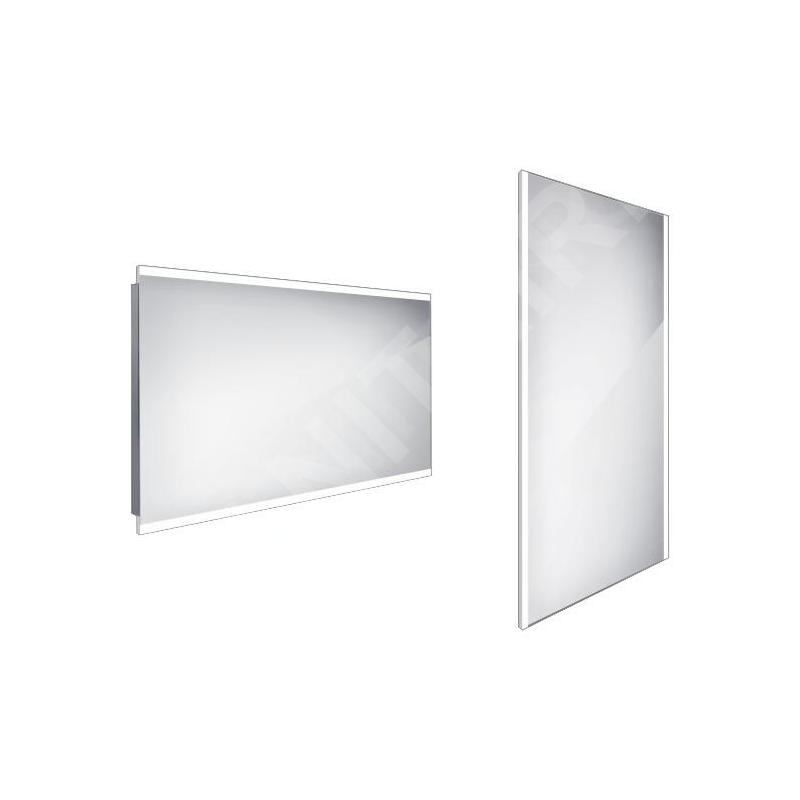 Nimco Miroirs - Miroir avec éclairage LED, 1200x700 mm, aluminium ZP 12006 Nimco Miroirs - Miroir avec éclairage LED, 1200x700 mm, aluminium ZP 12006