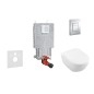 Grohe Uniset - Ensemble bâti-support, cuvette de toilette et siège Subway 2.0, DirectFlush, SoftClose, CeramicPlus et plaque Grohe Uniset - Ensemble bâti-support, cuvette de toilette et siège Subway 2.0, DirectFlush, SoftClose, CeramicPlus et plaque