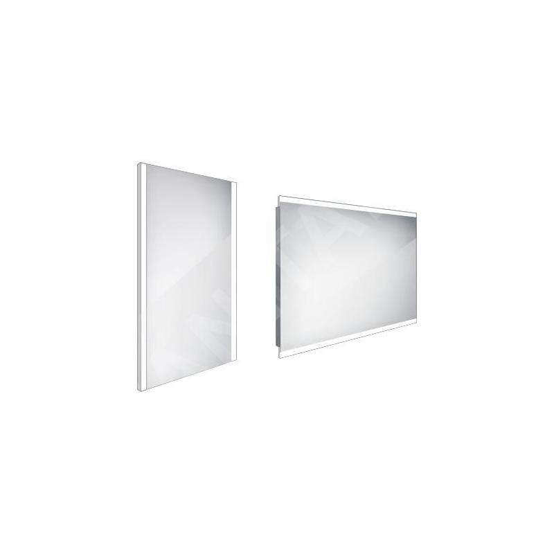 Nimco Miroirs - Miroir de salle de bains LED 400 x 600 mm, carré, aluminium ZP 11000 Nimco Miroirs - Miroir de salle de bains LED 400 x 600 mm, carré, aluminium ZP 11000