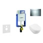 Geberit Kombifix - Ensemble bâti-support, cuvette de toilette et siège Subway 2.0, DirectFlush, SoftClose, CeramicPlus et Geberit Kombifix - Ensemble bâti-support, cuvette de toilette et siège Subway 2.0, DirectFlush, SoftClose, CeramicPlus et