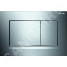 Geberit Kombifix - Ensemble bâti-support, cuvette de toilette et siège ME by Starck, Rimless, SoftClose, plaque Sigma30, chrome