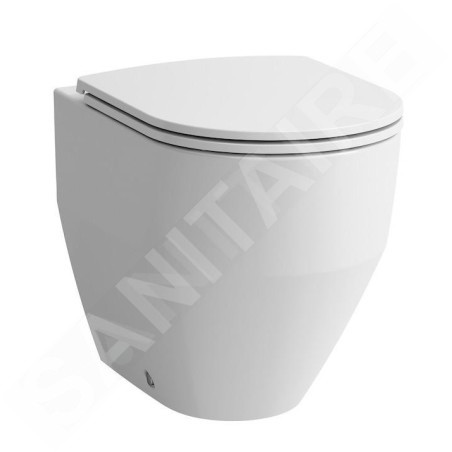 Laufen Pro - WC à poser, évacuation arrière/bas, Rimless, s LCC, blanc mat H8229564000001
