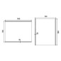 Nimco Miroirs - Miroir avec éclairage LED, 900x700 mm, aluminium ZP 12019 Nimco Miroirs - Miroir avec éclairage LED, 900x700 mm, aluminium ZP 12019
