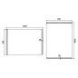 Nimco Miroirs - Miroir avec éclairage LED, 1000x700 mm, aluminium ZP 17004 Nimco Miroirs - Miroir avec éclairage LED, 1000x700 mm, aluminium ZP 17004