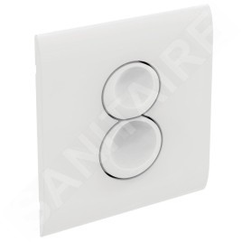 Ideal Standard Septa Pro - Plaque de déclenchement de la chasse d’eau P4, blanc R0136AC