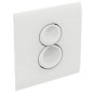 Ideal Standard Septa Pro - Plaque de déclenchement de la chasse d’eau P4, blanc R0136AC