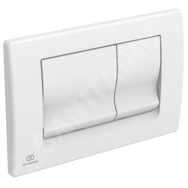 Ideal Standard Solea - Plaque de déclenchement de la chasse d’eau Solea M1, blanc R0108AC