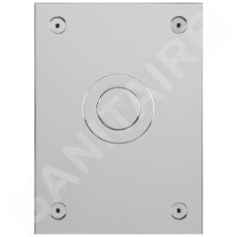 Ideal Standard Septa Pro - Plaque de déclenchement de chasse d’eau U2, chrome P0115AA