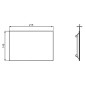 Ideal Standard Septa Pro - Trappe de visite, blanche R0137AC