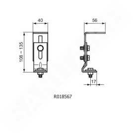 Ideal Standard Pièces encastrés - Kit d’installation pour un montage dans un angle de pièce R018567
