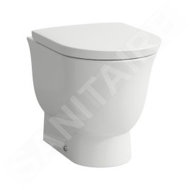 Laufen The New Classic - WC à poser, évacuation arrière/bas, Rimless, blanc mat H8238517570001