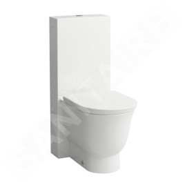 Laufen The New Classic - WC à poser, évacuation arrière/bas, Rimless, blanc mat H8238517570001