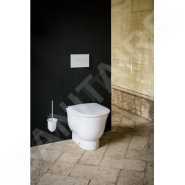 Laufen The New Classic - WC à poser, évacuation arrière/bas, Rimless, blanc mat H8238517570001