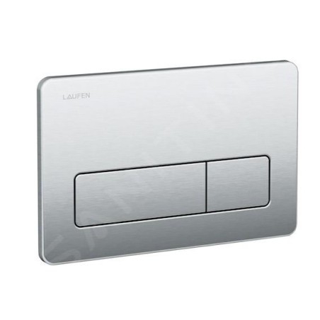 Laufen LIS - Plaque de déclenchement AW2, antivandalisme, inox H8956620000001