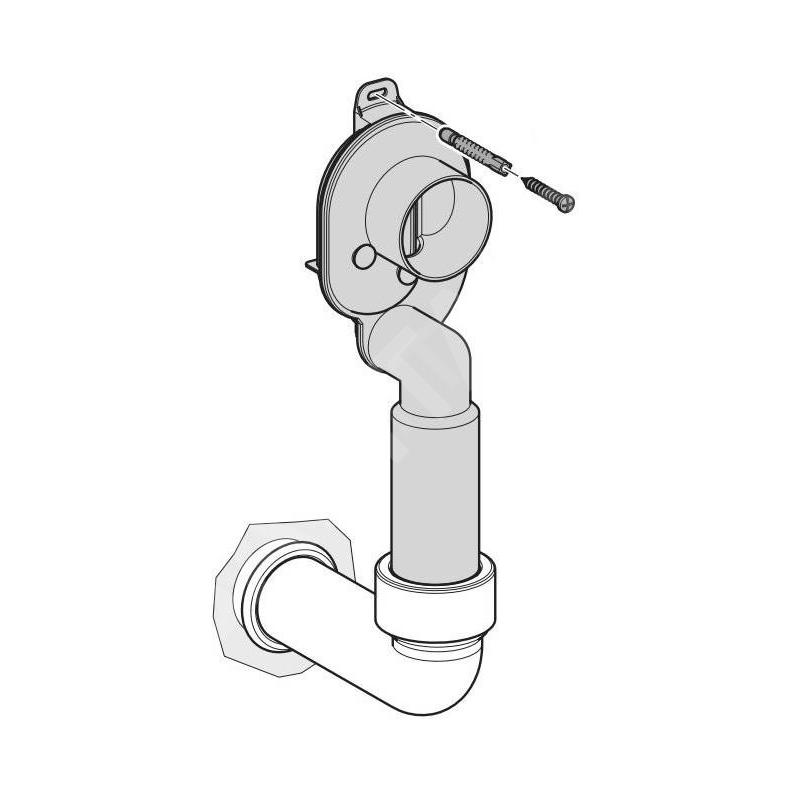 Laufen Accessoires - Siphon pour raccord caché H8941530000001