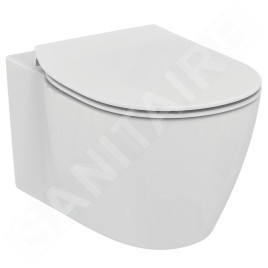 Ideal Standard Connect - WC suspendu avec abattant, AquaBlade, blanc E048301