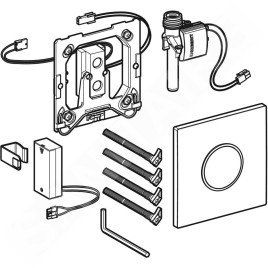 Geberit Systèmes de chasse d’eau - Commande de WC à déclenchement électronique du rinçage, type 10, alimentation depuis pile,
