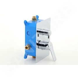Novaservis Metalia 54 - Mitigeur encastré avec 2 sorties et corps d’encastrement, chrome BOX54051R,0