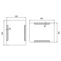 Nimco Miroirs - Miroir de salle de bains éclairé par LED 600 x 800 mm, arrondi, aluminium ZP 18002 Nimco Miroirs - Miroir de salle de bains éclairé par LED 600 x 800 mm, arrondi, aluminium ZP 18002