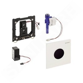 Geberit Systèmes de chasse d’eau - Commande de WC à déclenchement électronique du rinçage, alimentation sur secteur, plaque