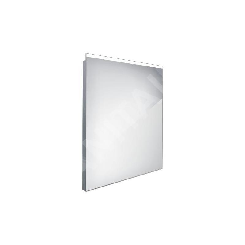 Nimco Miroirs - Miroir avec éclairage LED, 600x700 mm, aluminium ZP 8002 Nimco Miroirs - Miroir avec éclairage LED, 600x700 mm, aluminium ZP 8002