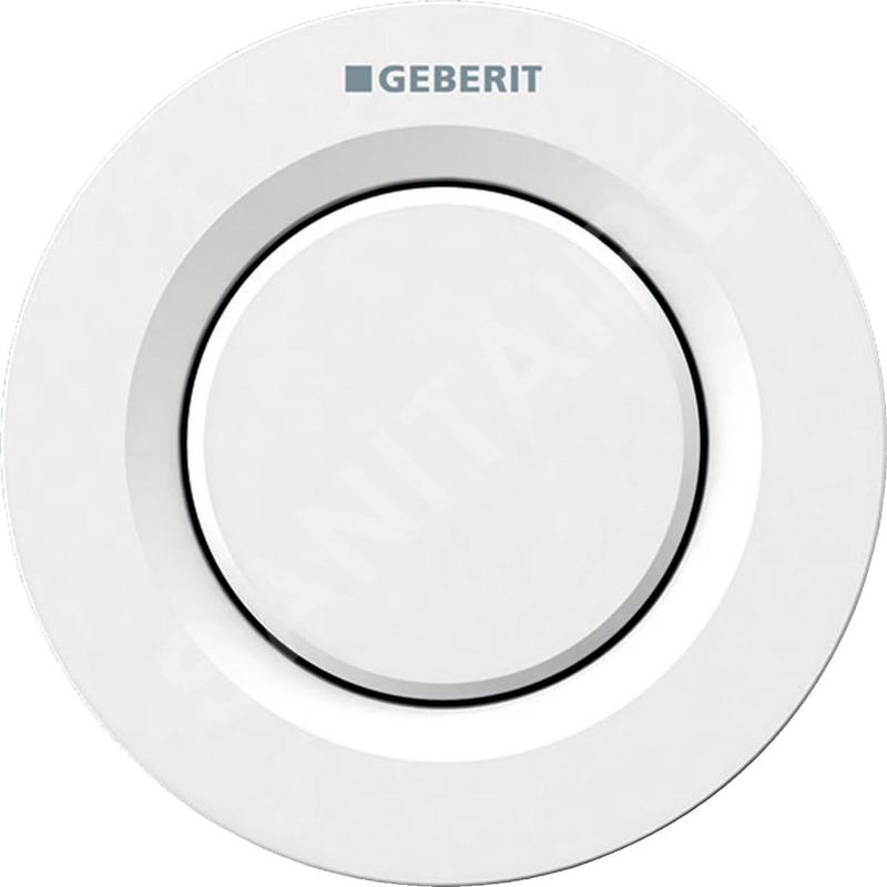 Geberit Systèmes de chasse d’eau - Déclenchement à distance type 01, pneumatique, pour rinçage simple touche, blanc alpin