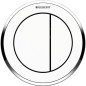 Geberit Systèmes de chasse d’eau - Déclenchement à distance type 10, pneumatique, pour rinçage double touche, blanc alpin /
