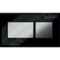 Geberit Systèmes de chasse d’eau - Déclenchement à distance pneumatique, pour rinçage double touche, noir / chrome 116.051.KV.1