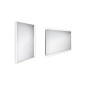 Nimco Miroirs - Miroir de salle de bain LED 500 x 700 mm, arrondi, aluminium ZP 17001 Nimco Miroirs - Miroir de salle de bain LED 500 x 700 mm, arrondi, aluminium ZP 17001