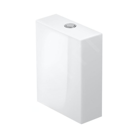Duravit White Tulip - Réservoir de chasse d'eau 370x145 mm, connexion à gauche, blanc 0933100085