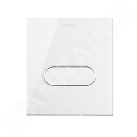 Duravit DuraSystem - Plaque de déclenchement A1 pour urinoir, verre blanc WD5005012000