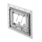 Duravit DuraSystem - Support de fixation pour plaque de déclenchement, blanc WD6001011000