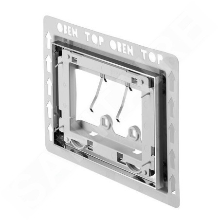 Duravit DuraSystem - Support de fixation pour plaque de déclenchement, chrome WD6001021000
