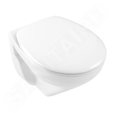 Villeroy & Boch O.novo - WC suspendu avec abattant SoftClosing, DirectFlush, blanc alpin 7667HR01