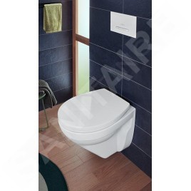 Villeroy & Boch O.novo - WC suspendu avec abattant SoftClosing, DirectFlush, blanc alpin 7667HR01