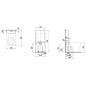 Laufen Kartell - Réservoir de chasse d'eau à poser Universel, alimentation par le bas à gauche, blanc H8296630009831 Laufen Kartell - Réservoir de chasse d'eau à poser Universel, alimentation par le bas à gauche, blanc H8296630009831