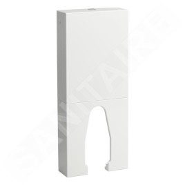 Laufen Kartell - Réservoir de chasse d'eau à poser Universel, alimentation par le bas à gauche, blanc mat H8296637579831