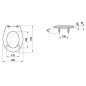 Laufen Florakids - Siège de toilettes sans couvercle, blanc H8970380000001